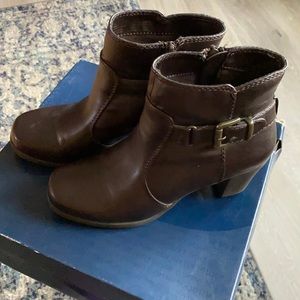 Brown ankle boots